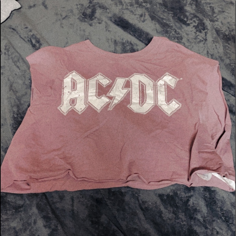 AC/DC CROP TOP